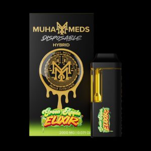 BUY MUHA MEDS GREEN APPLE ELIXIR | HYBRID | 2000 MG THC